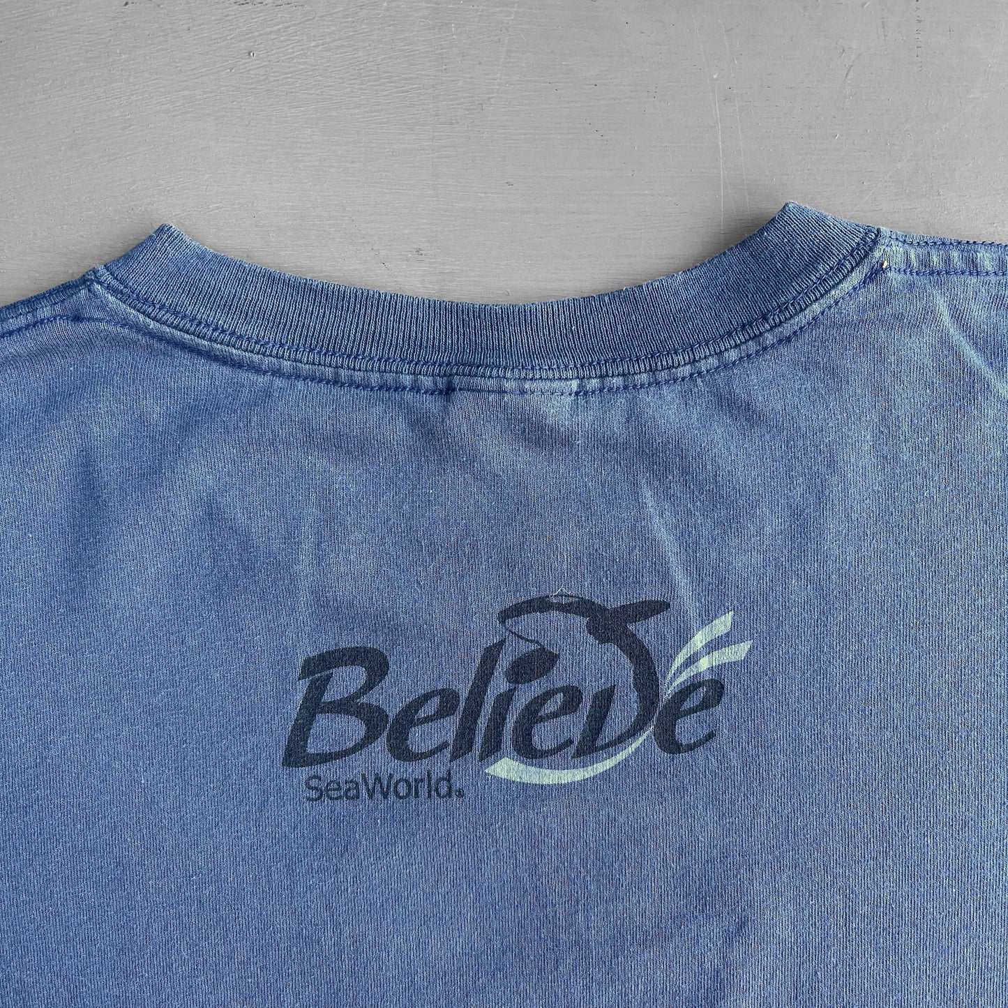 1990s Sea World believe T-shirt (L)