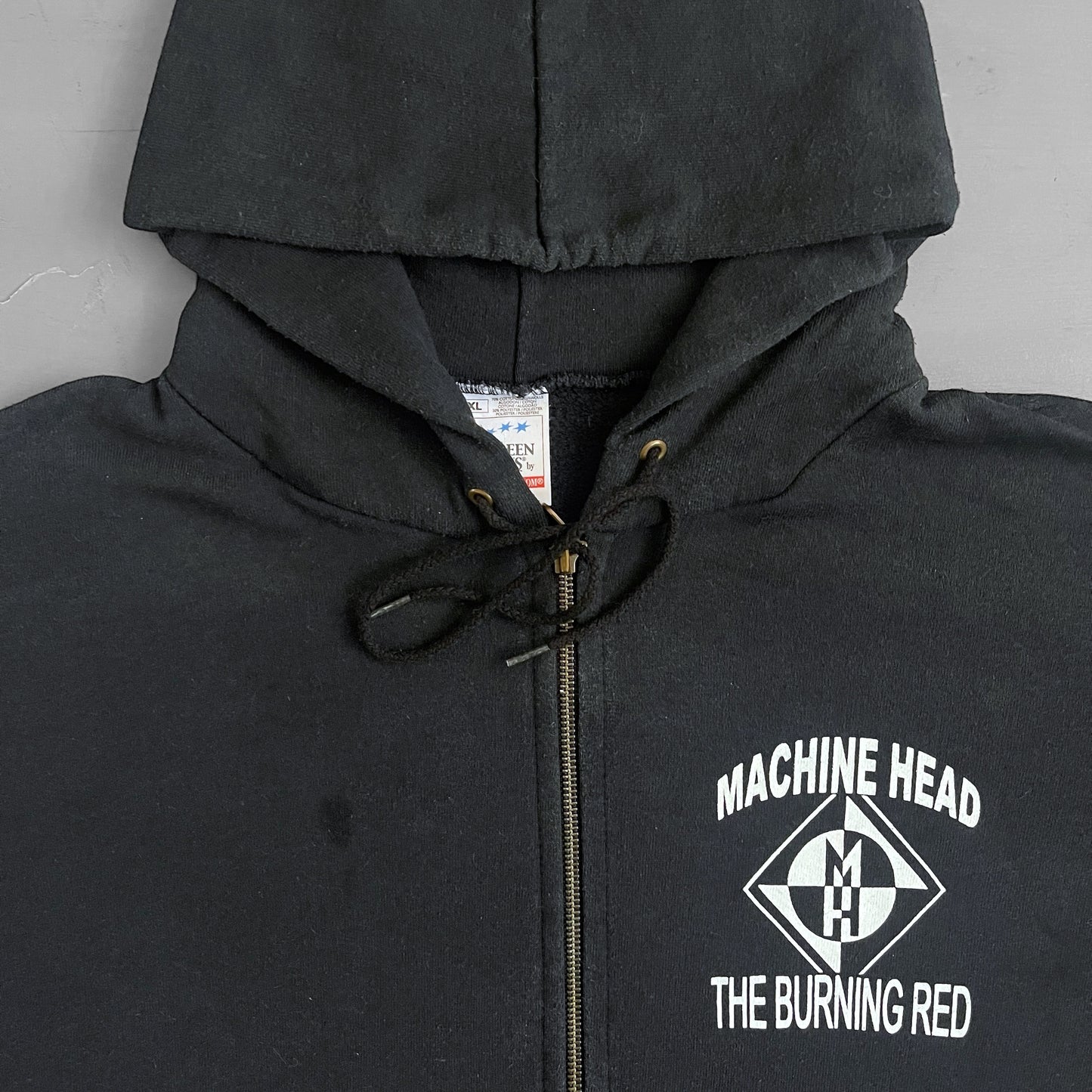 1999 Machine Head The Burning red zip hoodie (L/XL)