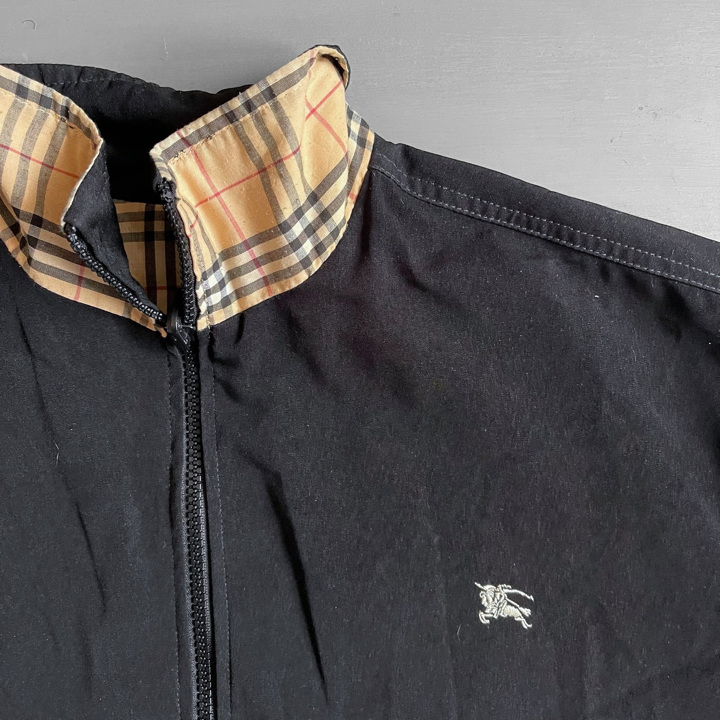 1990s reversible Burberry London jacket (L)