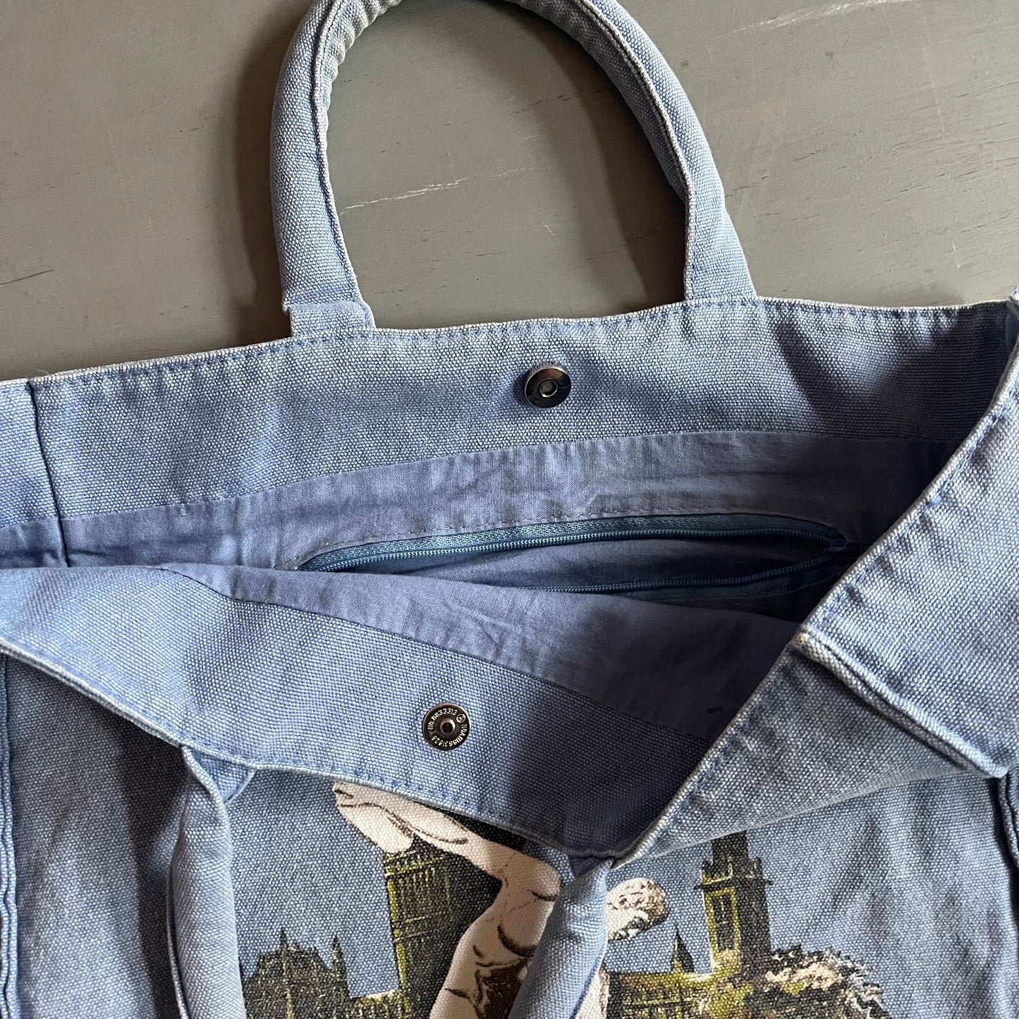 2012 London Olympics denim tote bag
