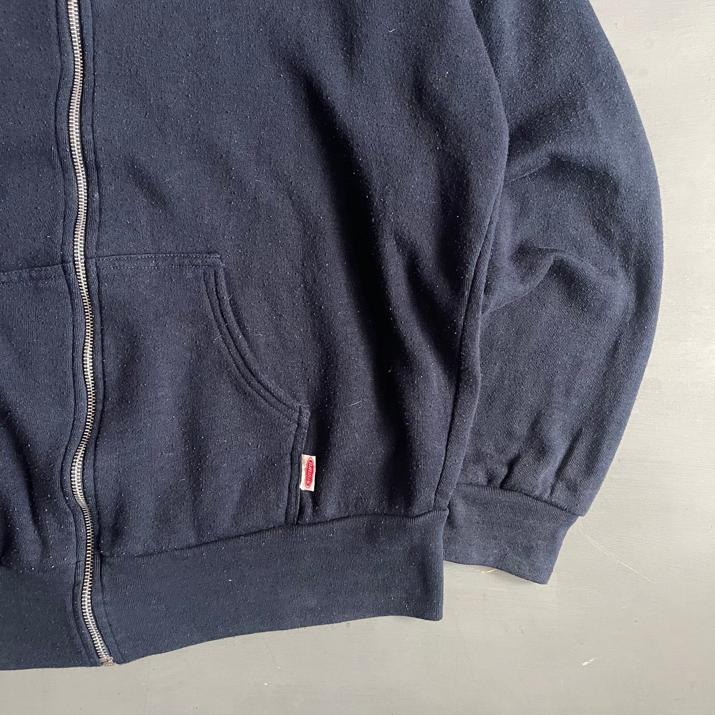 1990s Made in England blank zip hoodie (L/XL)