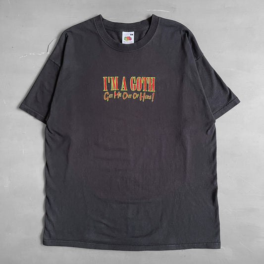 2000s I’m a Goth get me out of here T-shirt (XL)