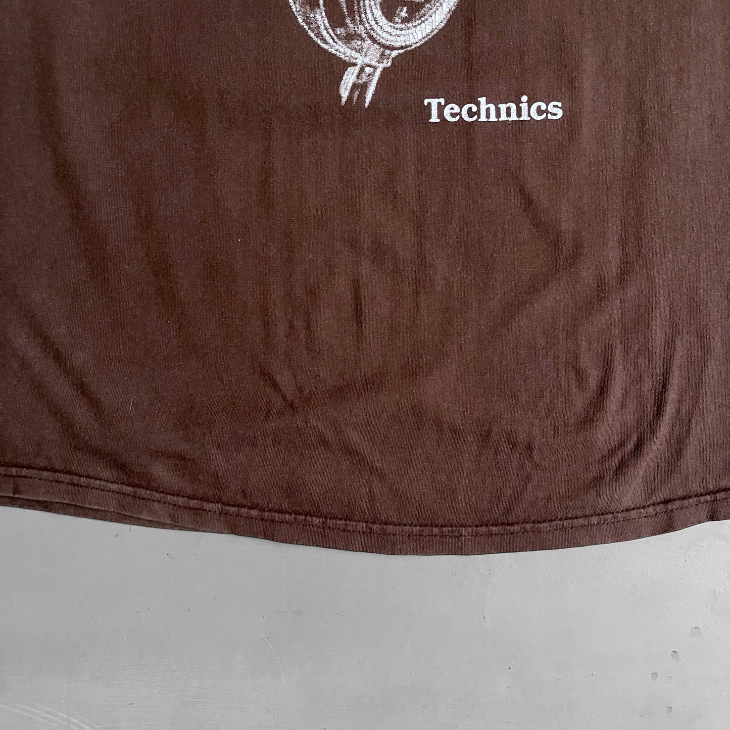 2000s Technics headphones T-shirt (L)