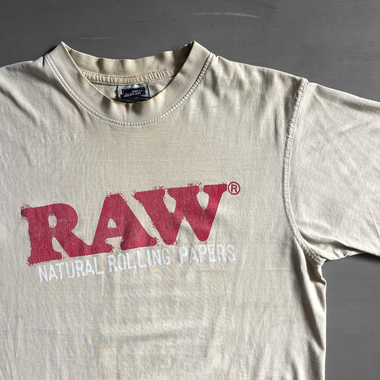 2000s Raw rolling papers T-shirt (M)