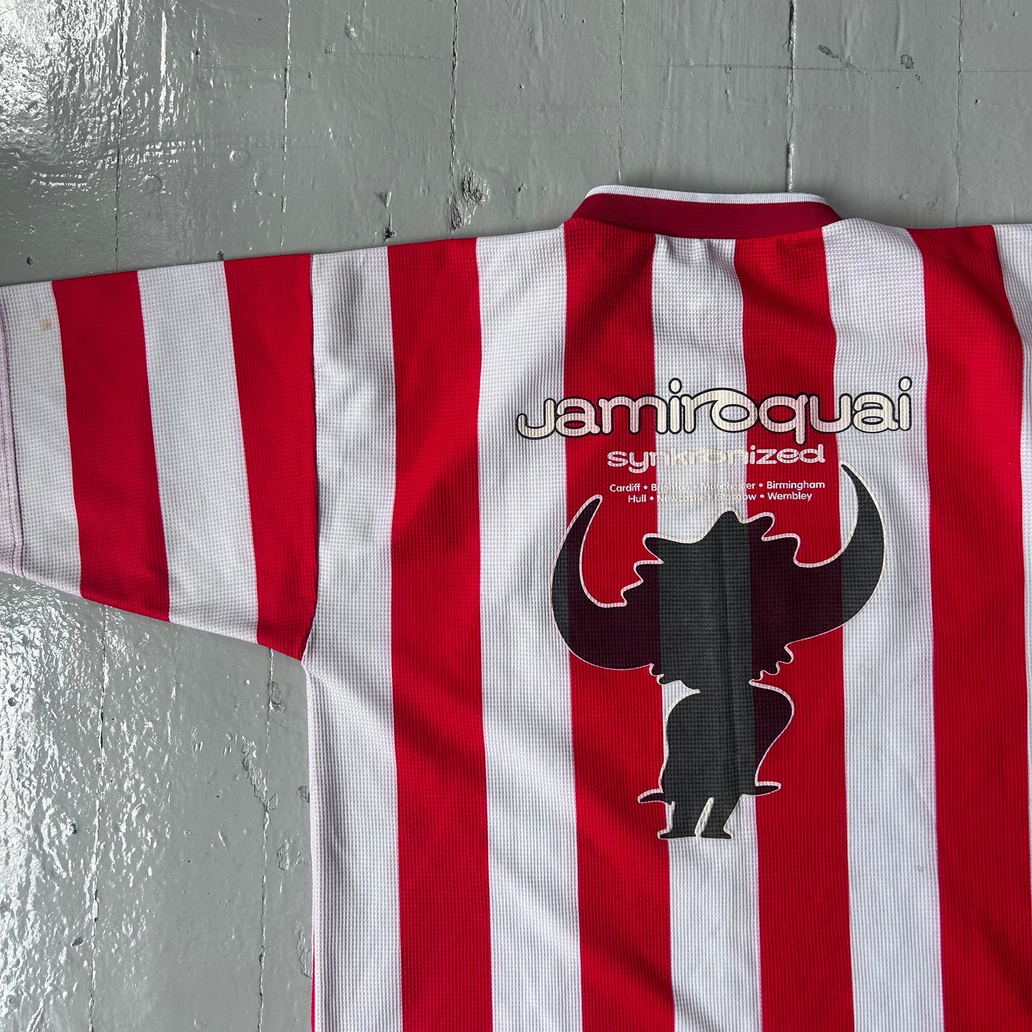 1990s JAMIROQUAI snykronized football jersey (XL)