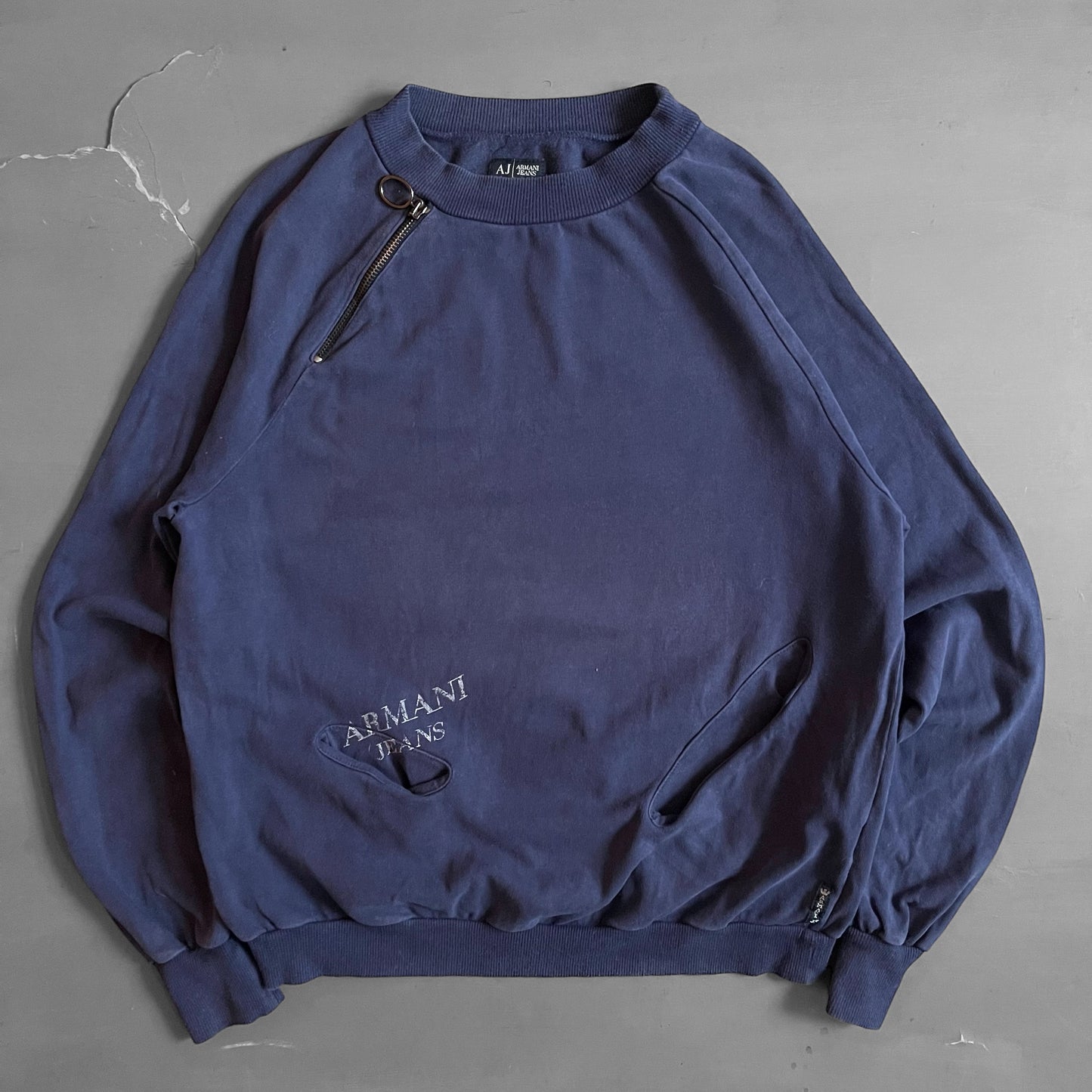 1990s Armani zip jumper (M)