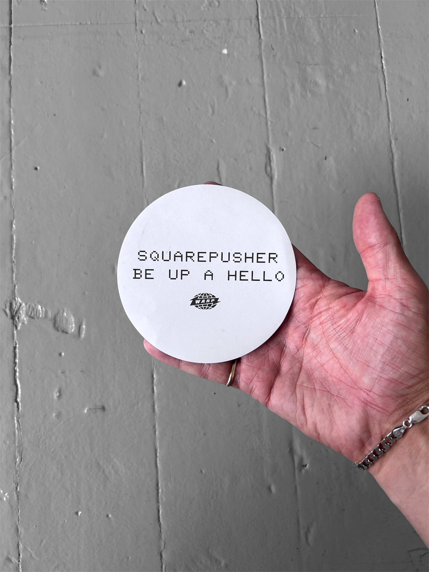 2020 Squarepusher be up a hello promo sticker