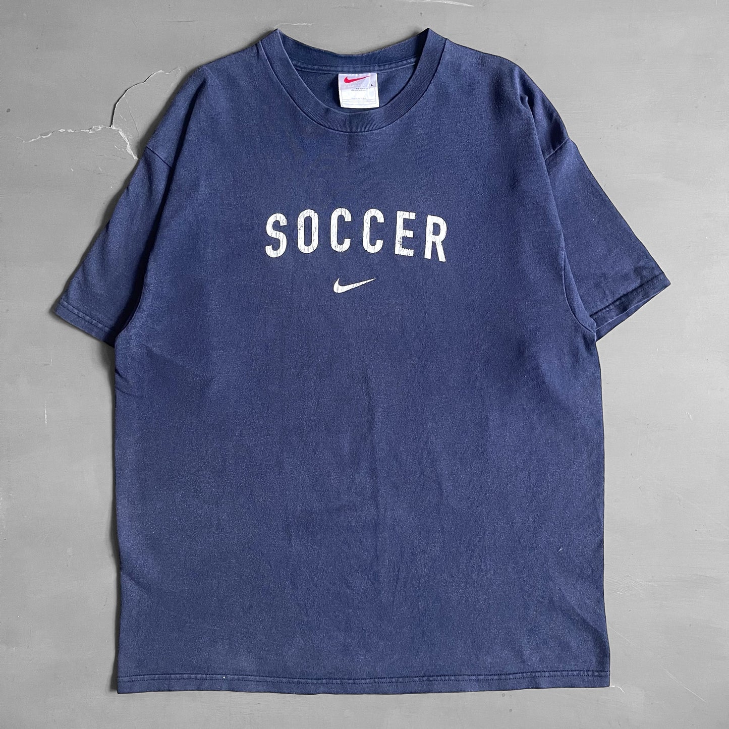 1990s NIKE soccer T-shirt (L)