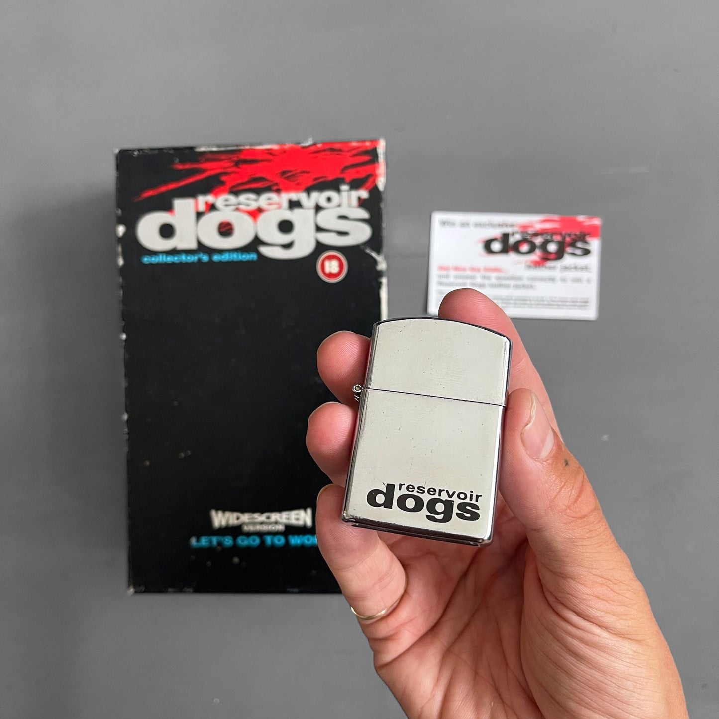 1991 Reservoir dogs VHS / accessories collectors edition box