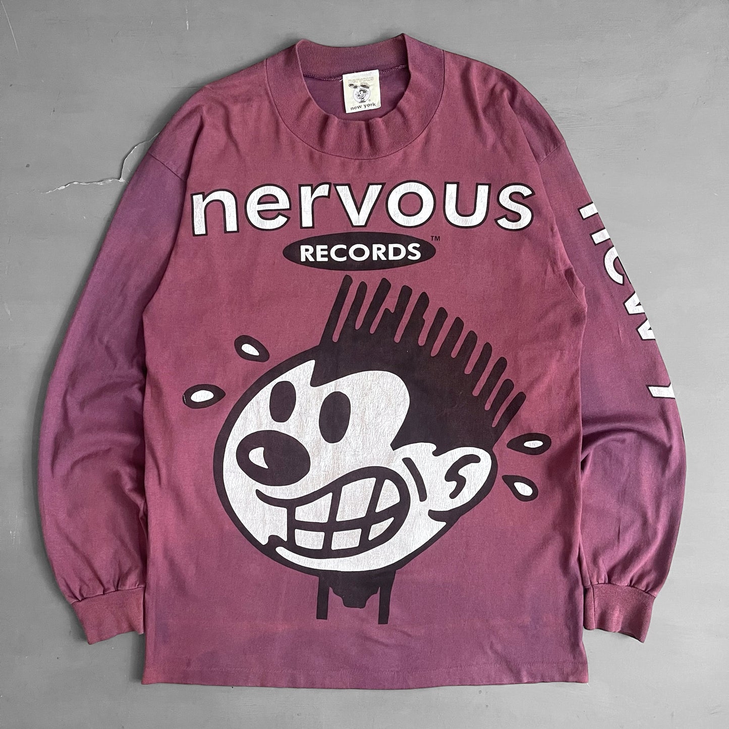 1990s Nervous Records T-shirt (XL)