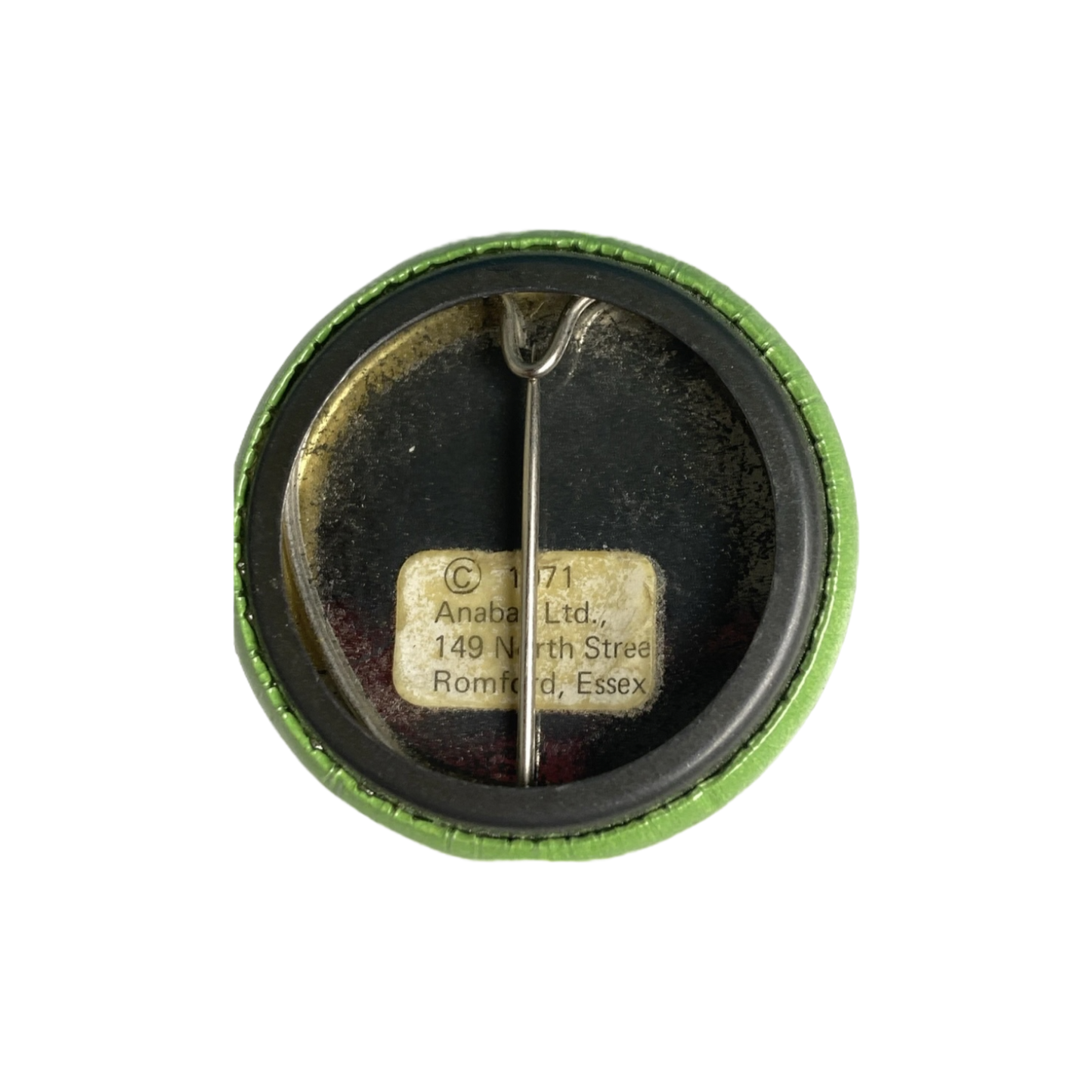 1971 Smiley pin badge