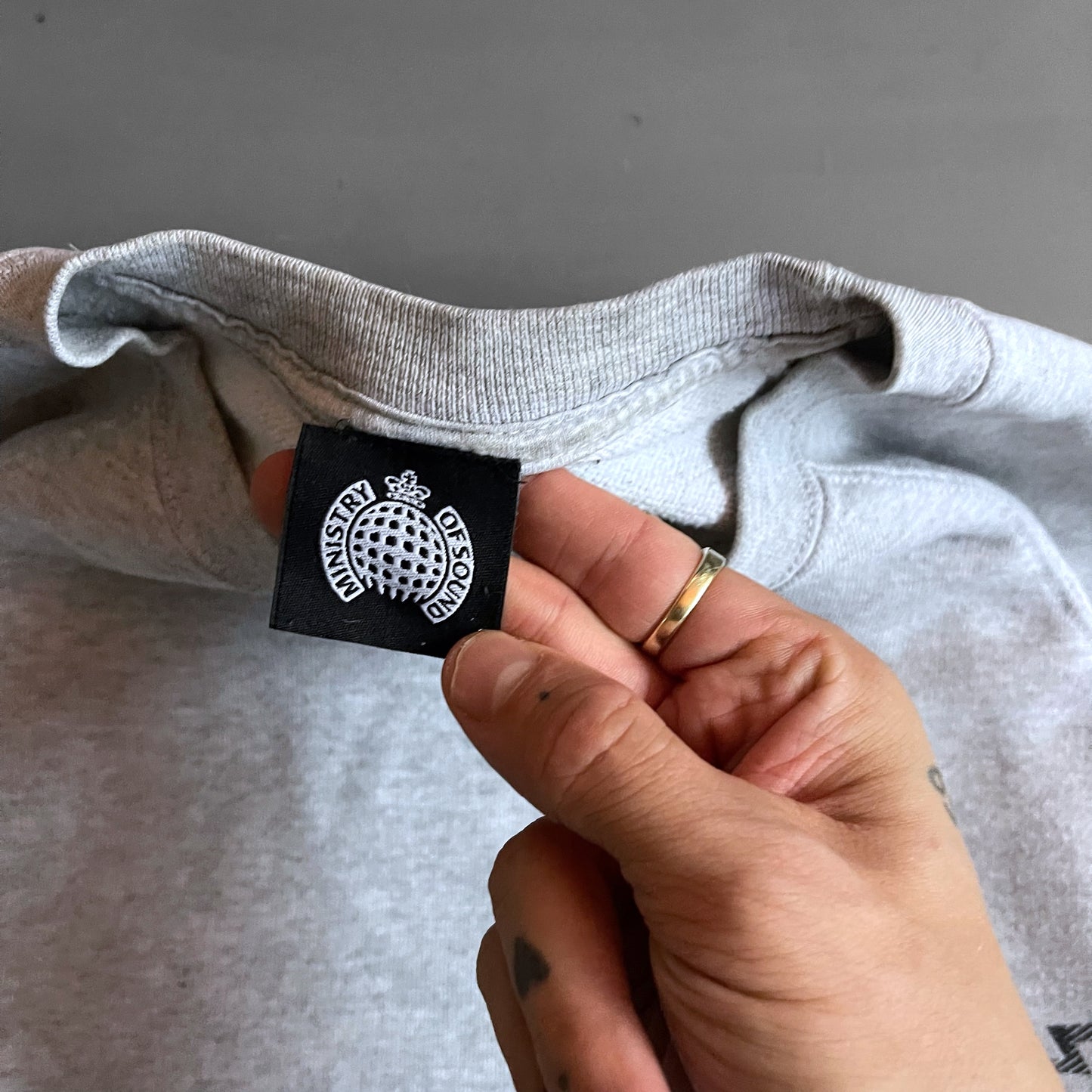 2000s Ministry of sound sweatshirt (L)