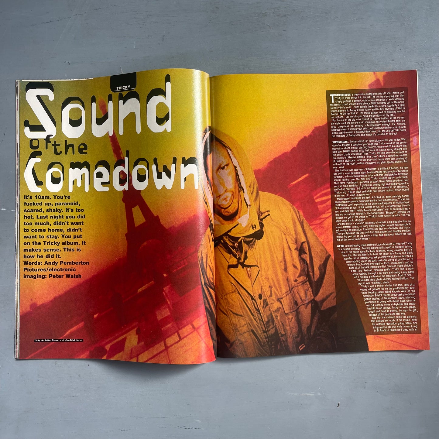 1995 Mixmag Tricky edition magazine