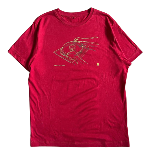 2000s Japanese turntable T-shirt (L)