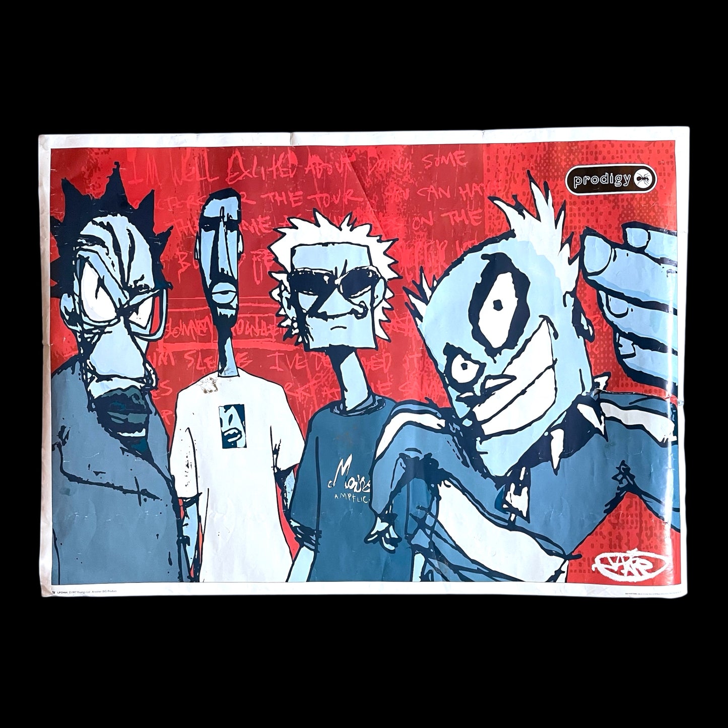 1997 The Prodigy fat of the land poster