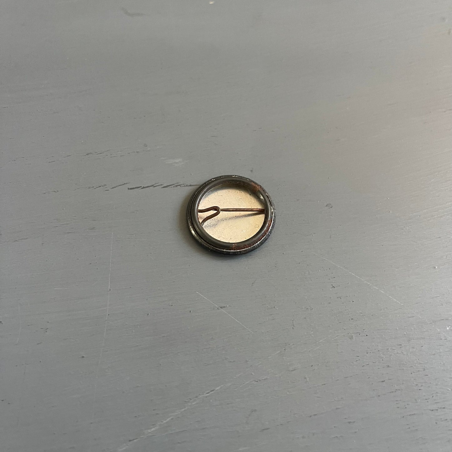 1990s Talking Heads pin badge