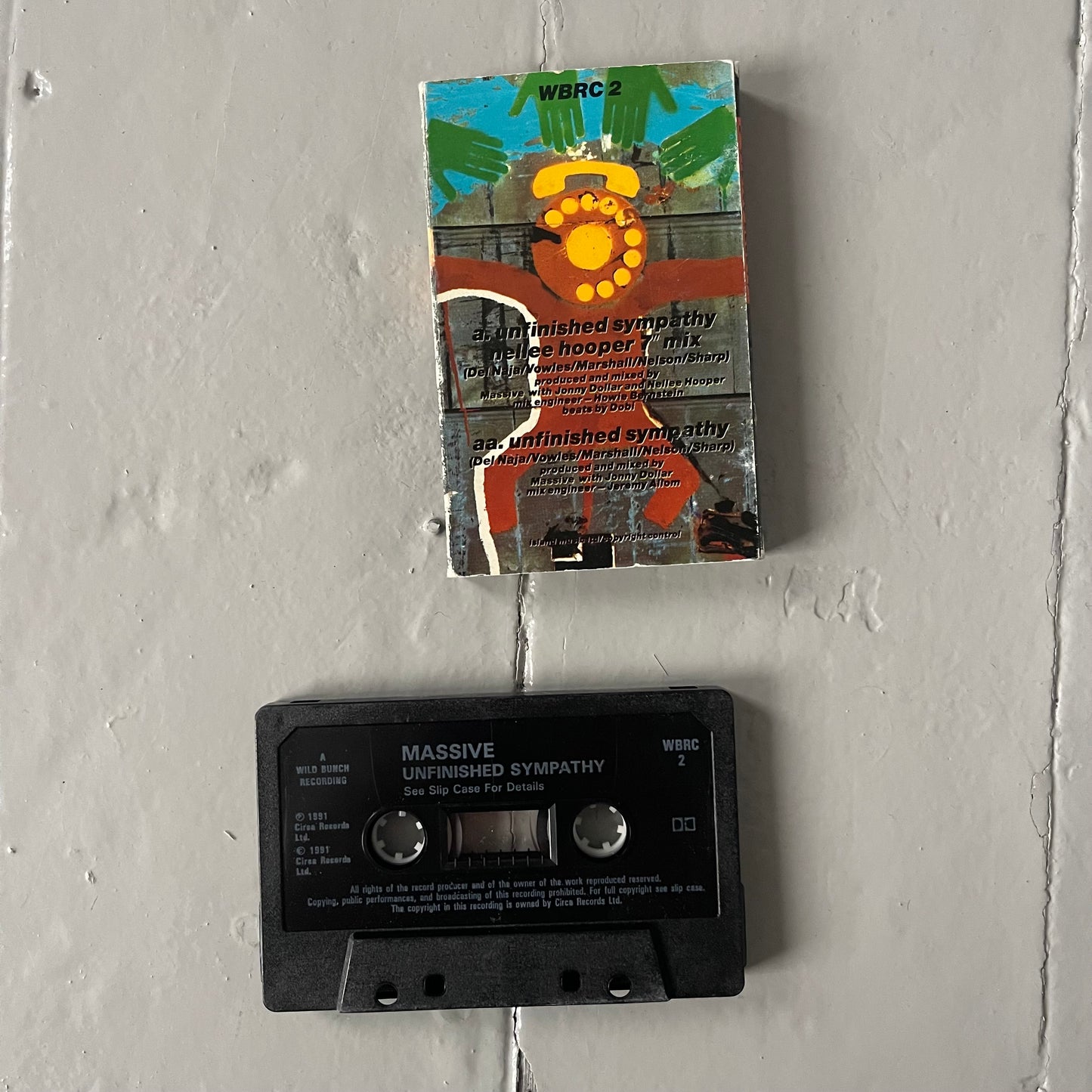 1991 Massive Attack unfinished sympathy cassette