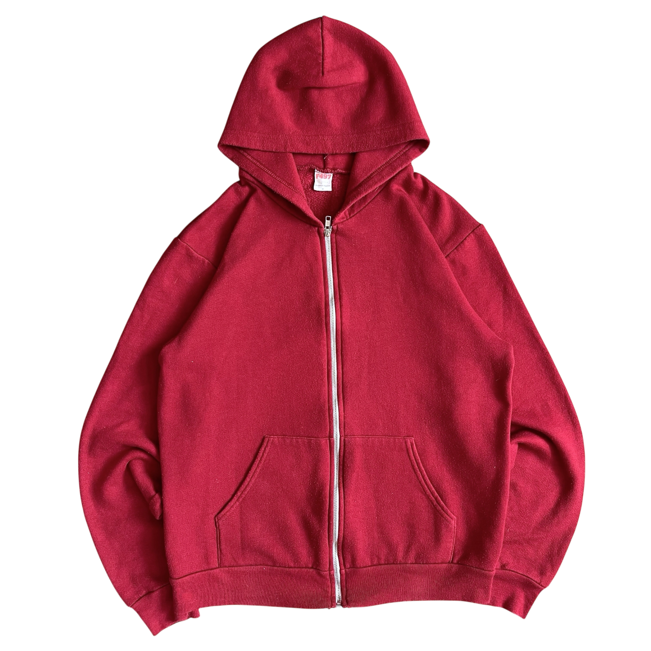 1990s American Apparel blank zip hoodie (M)