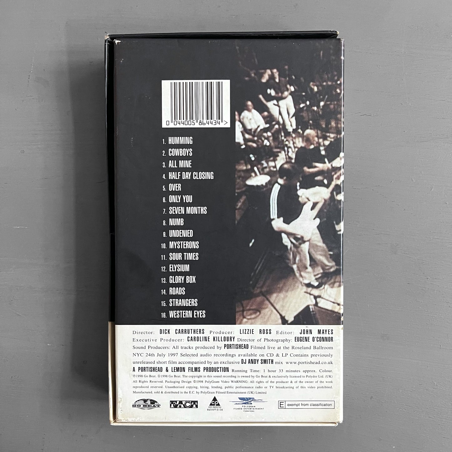 1998 Portishead NYC limited edition VHS