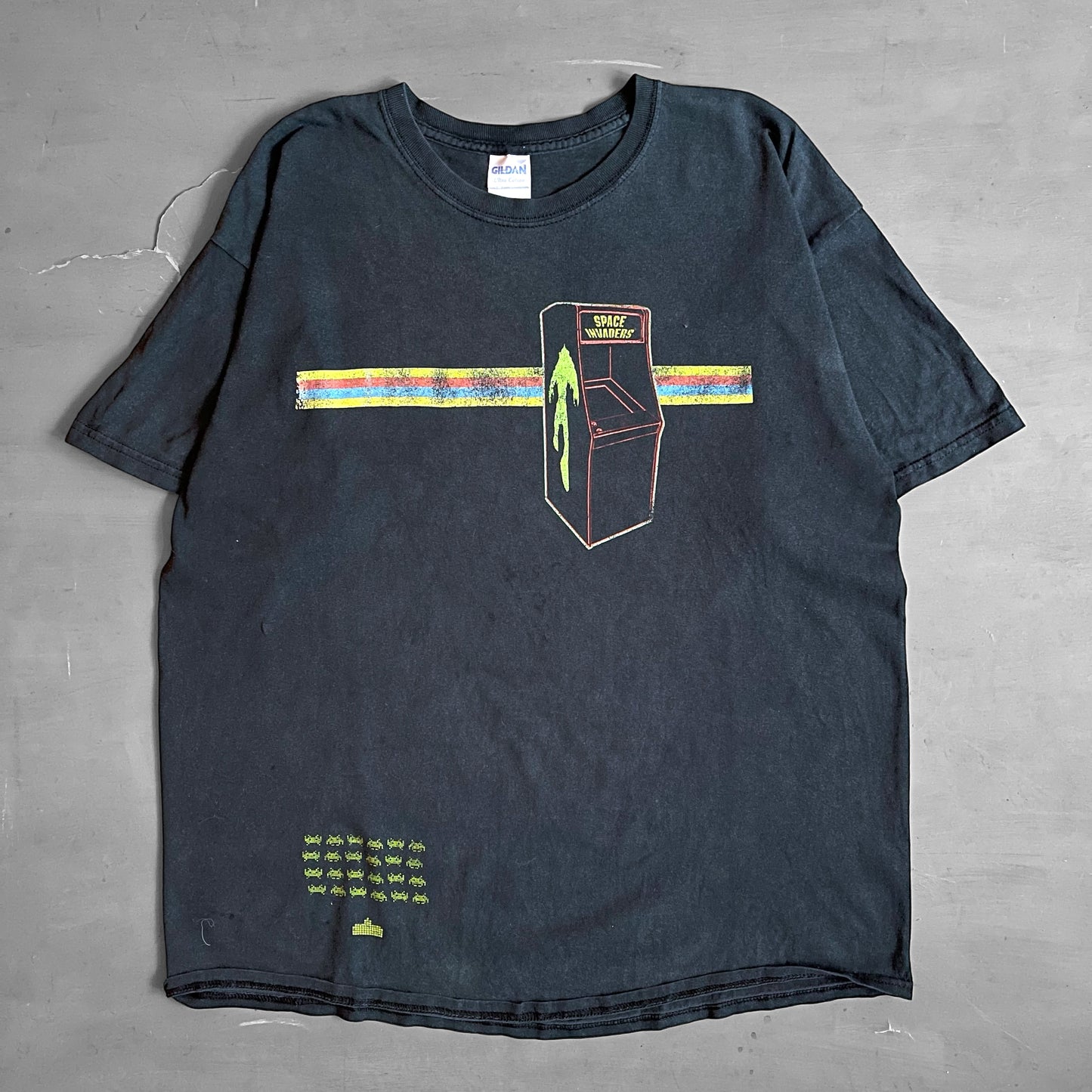 2000s Space invaders T-shirt (XL)