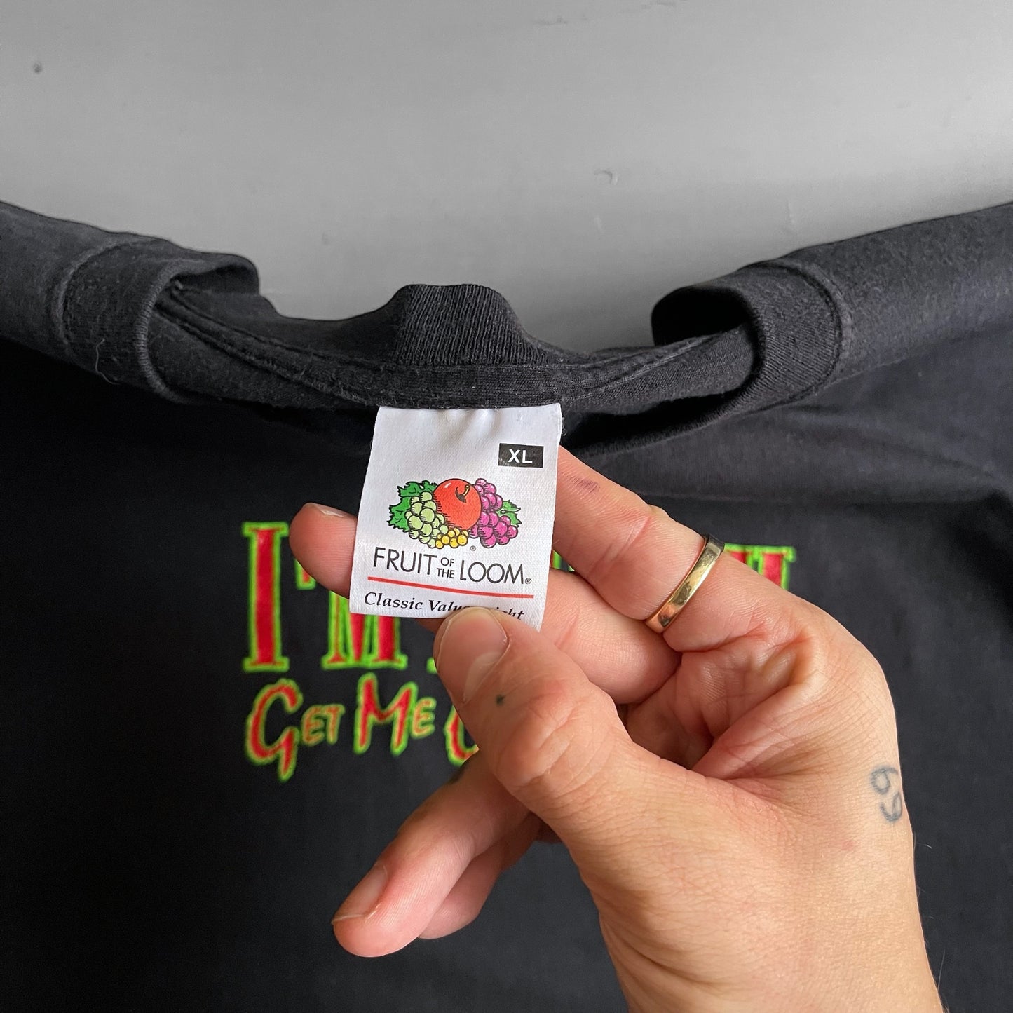 2000s I’m a Goth get me out of here T-shirt (XL)