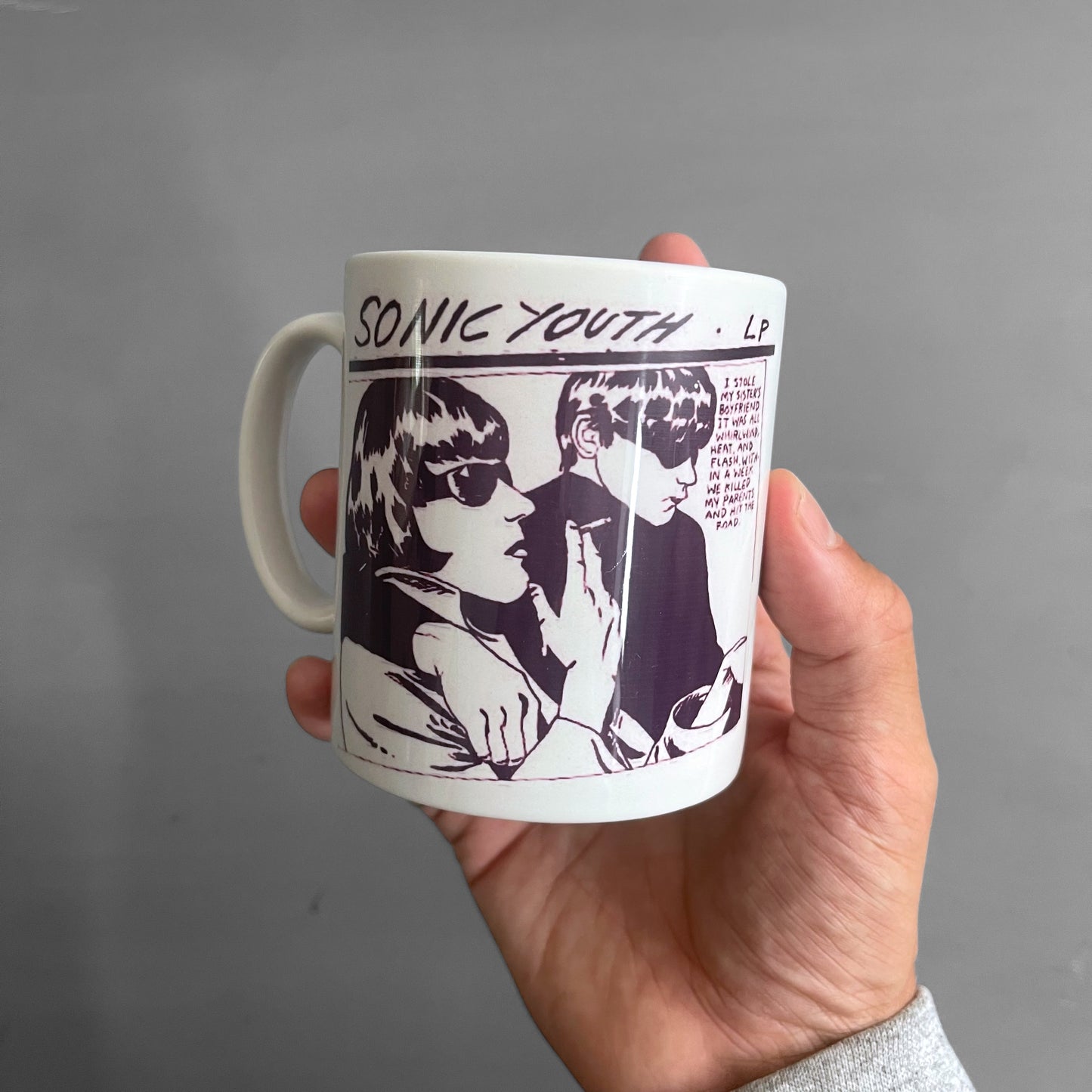 1990s Sonic Youth mug