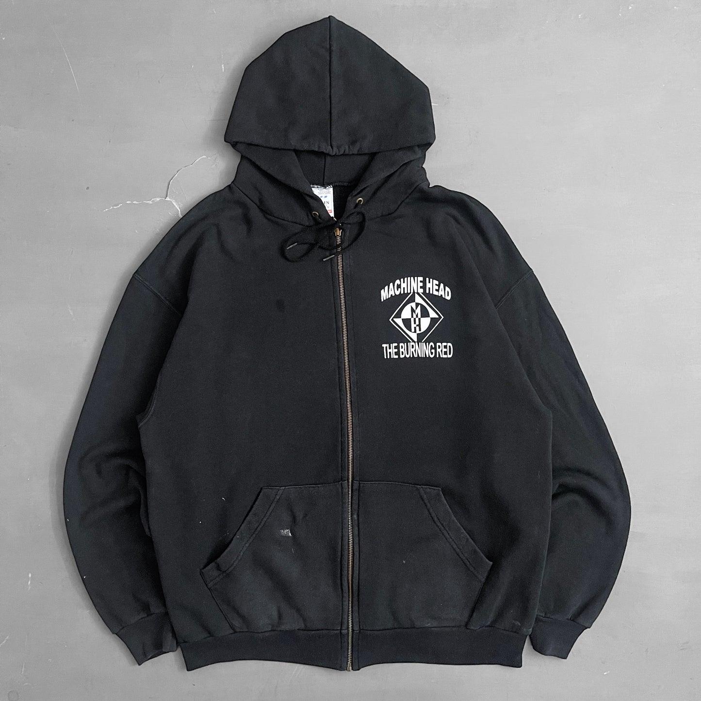1999 Machine Head The Burning red zip hoodie (L/XL)