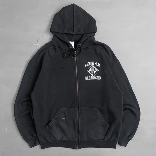 1999 Machine Head The Burning red zip hoodie (L/XL)
