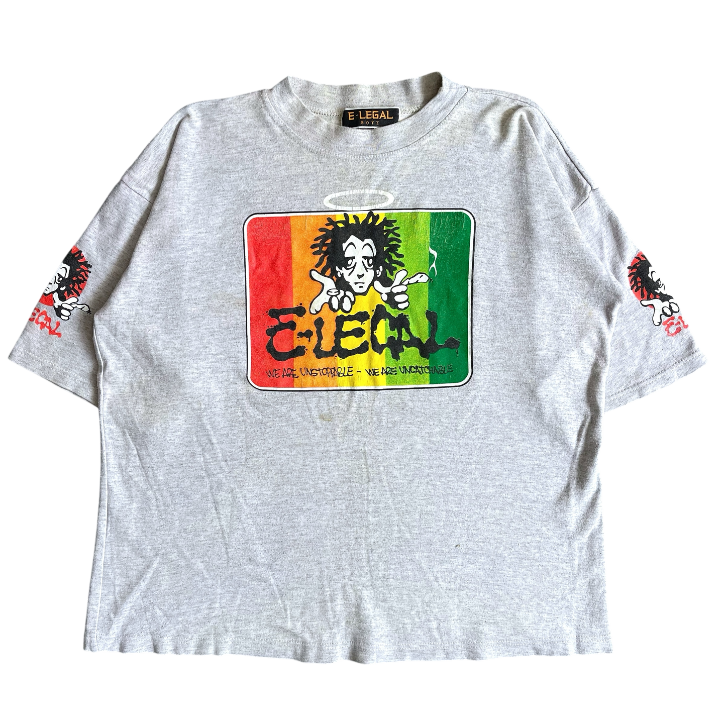 1990s E-Legal boyz weed T-shirt (L/XL)