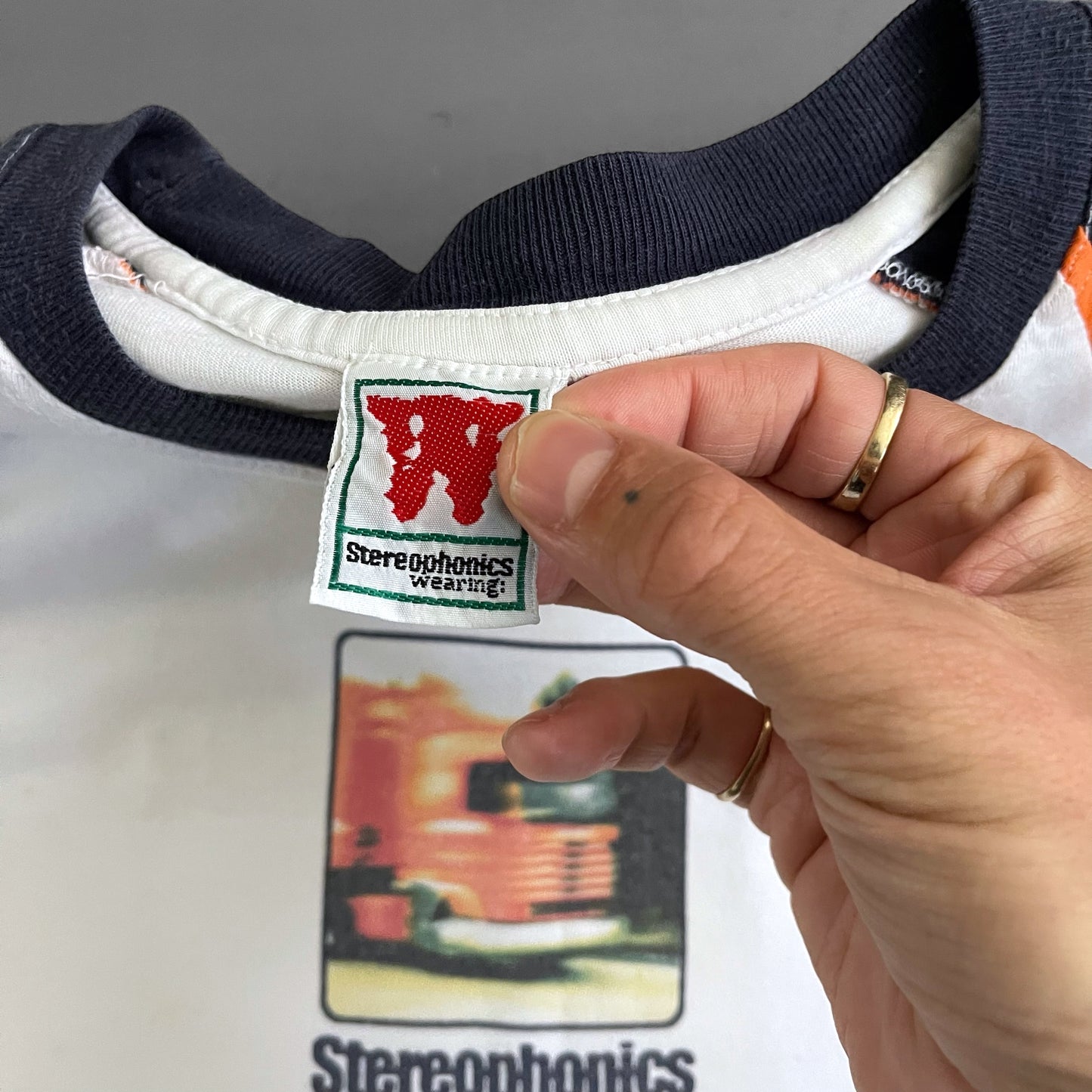 1990s Stereophonics 100% Welsh baseball T-shirt (L)