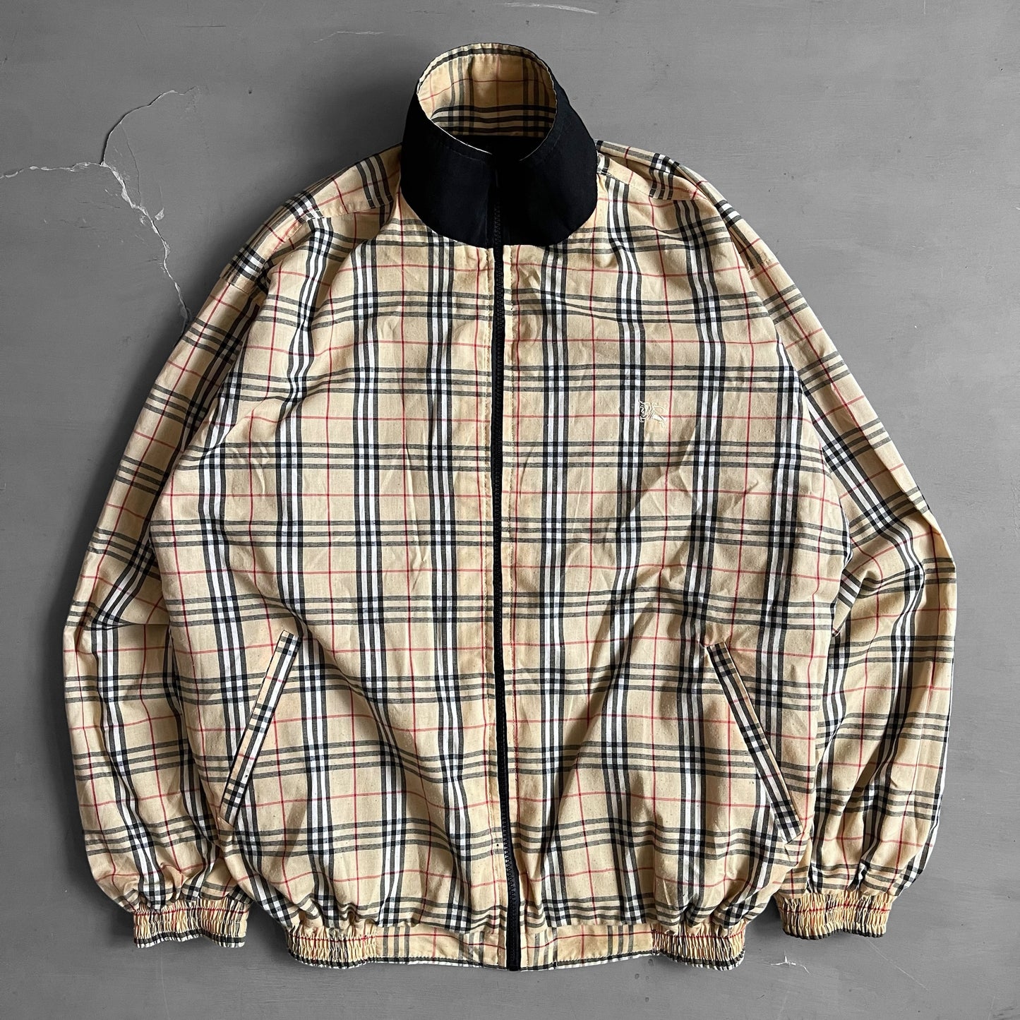 1990s reversible Burberry London jacket (L)