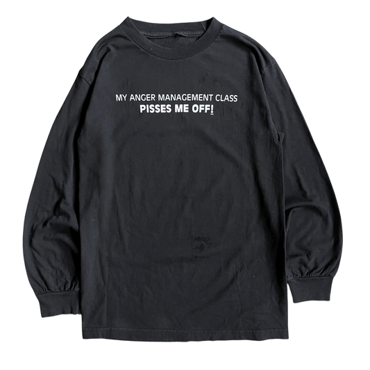 1990s my anger management class pisses me off T-shirt (S)