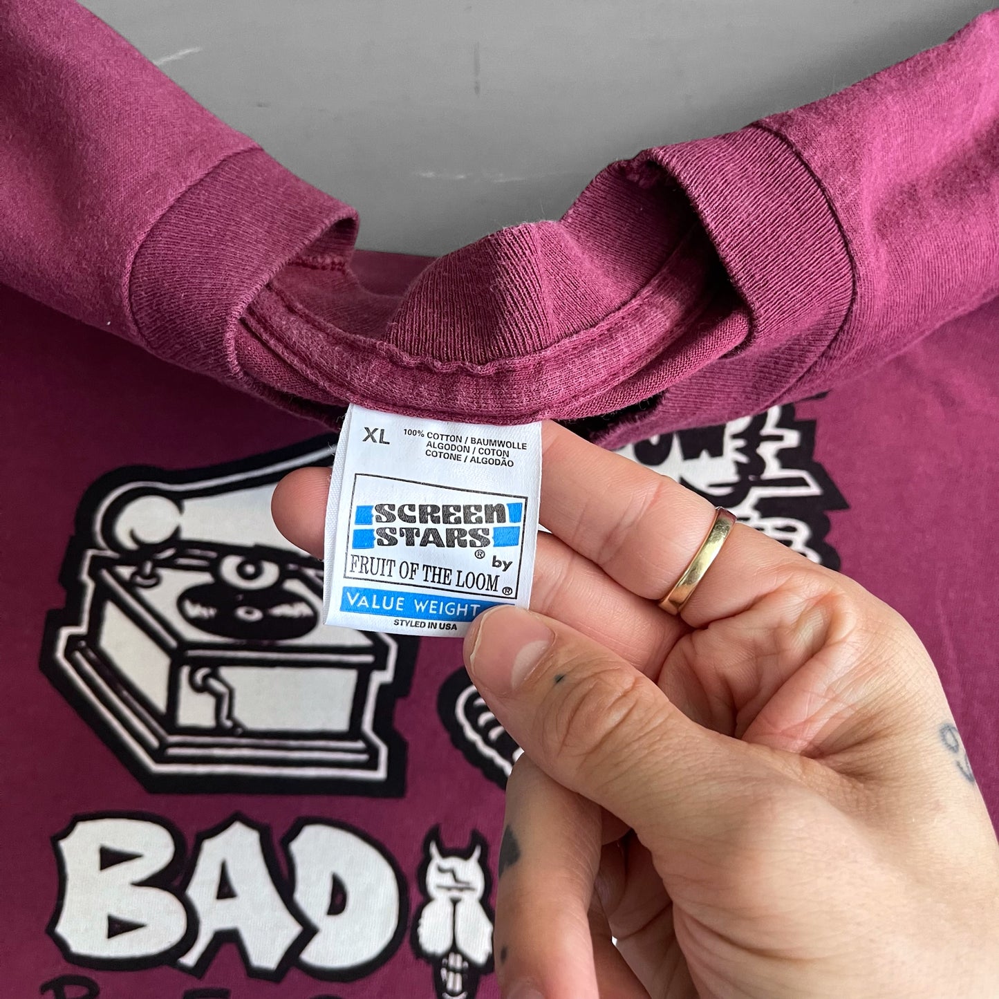 1990s Bad Dog Records T-shirt (XL)