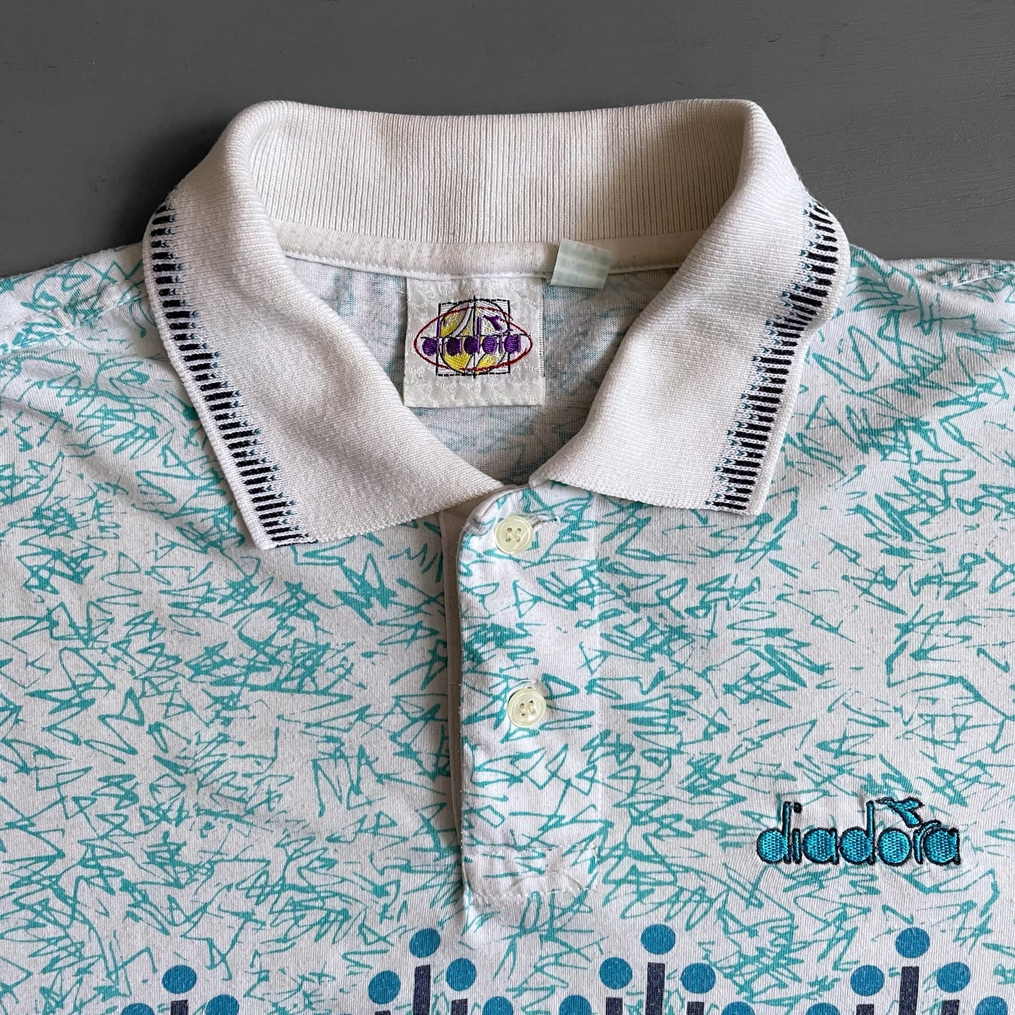 1990s Diadora polo shirt (M/L)