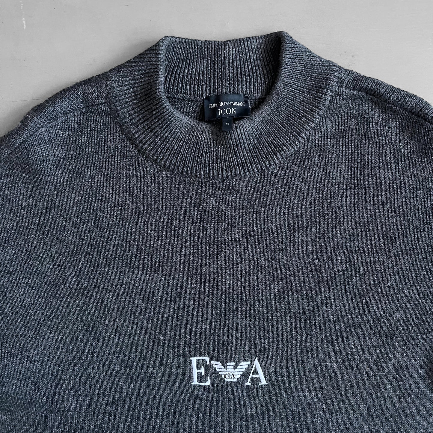 2000s Emporio Armani knit jumper (L)
