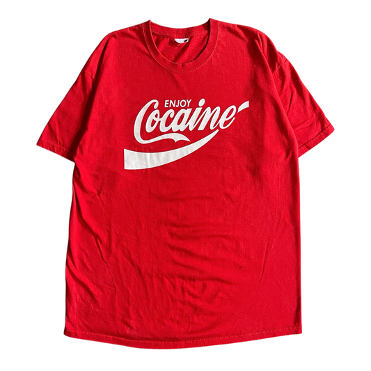 2000s enjoy cocaine T-shirt (L)