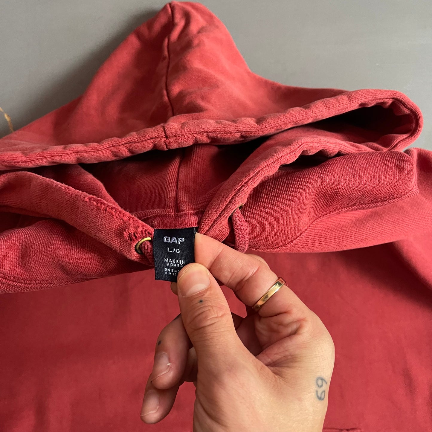1990s GAP blank hoodie (XL)