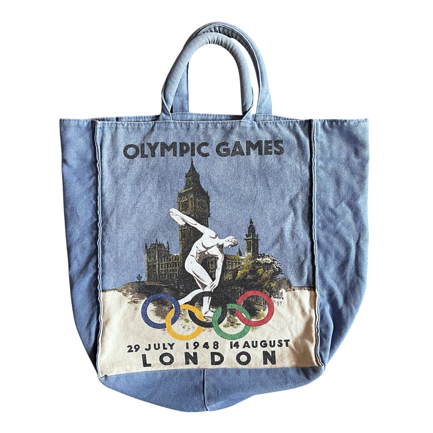 2012 London Olympics denim tote bag