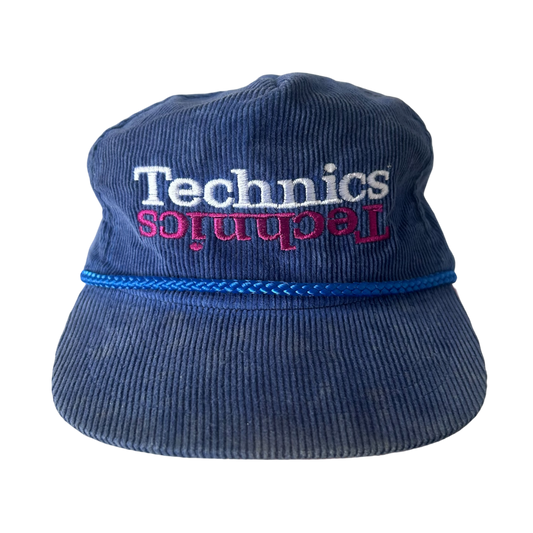 1990s Technics corduroy cap