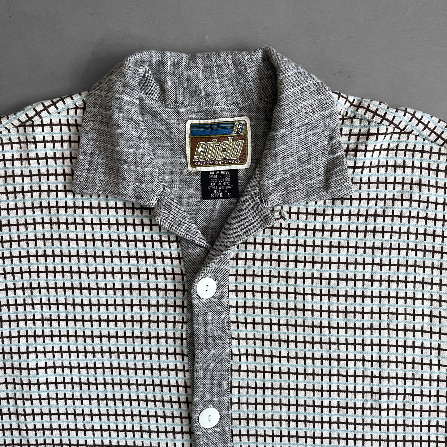Gotcha flannel surf shirt (L)