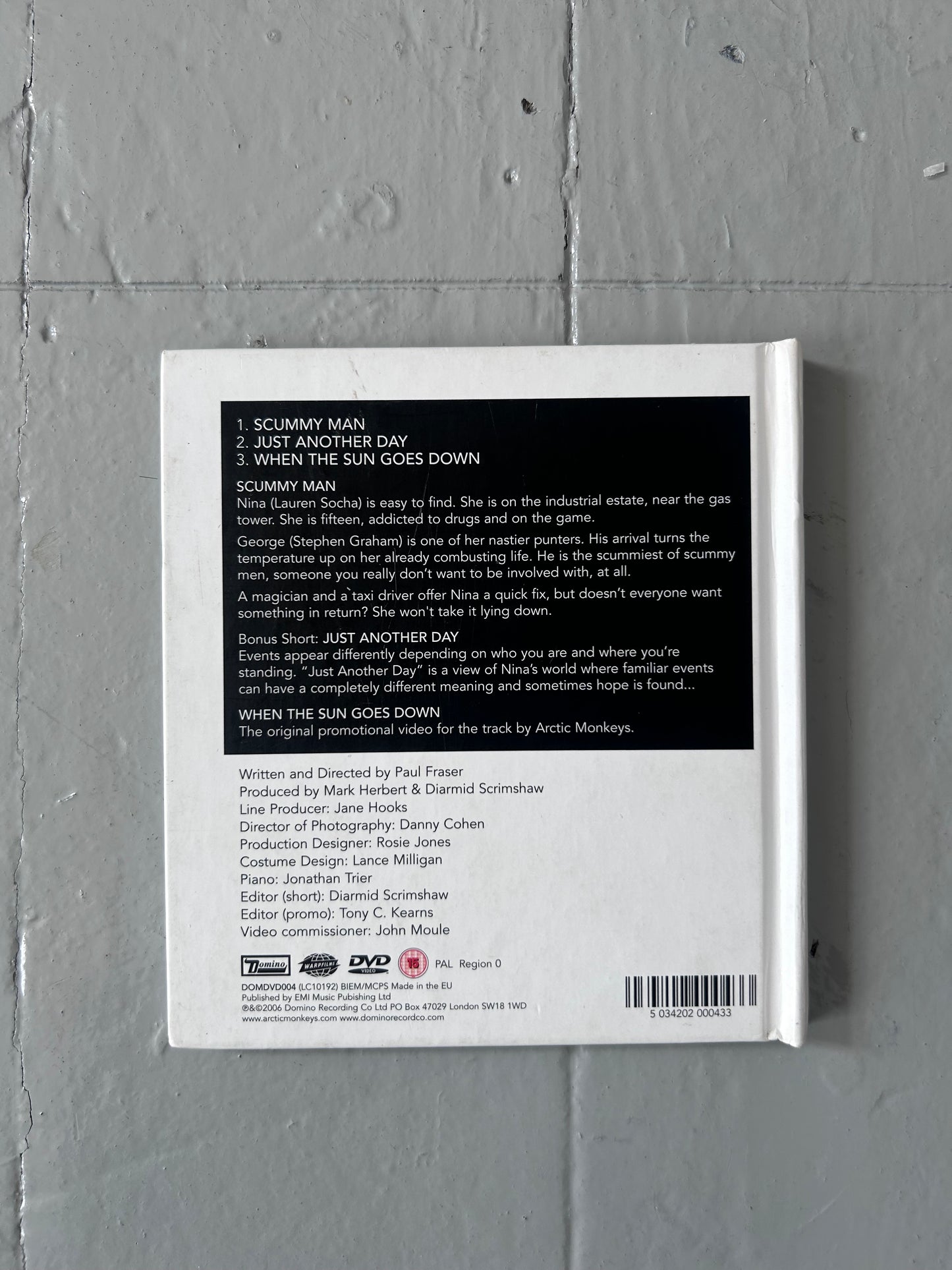 2006 Scummy man booklet / DVD