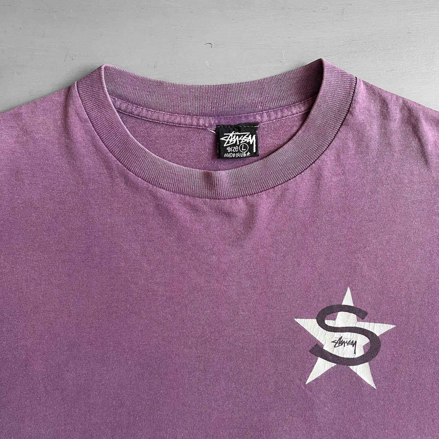 Early 90s Stussy star T-shirt (L)