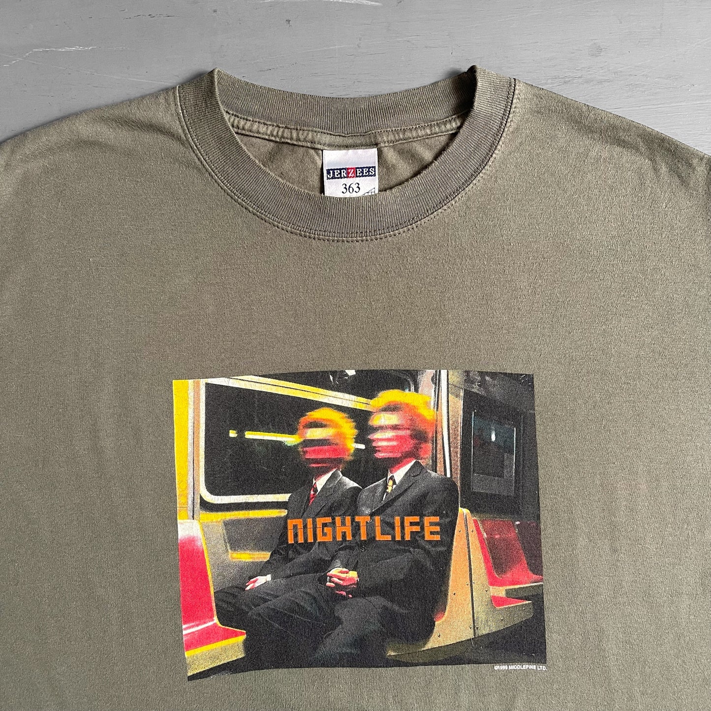 1999/2000 Pet Shop Boys nightlife tour T-shirt (L/XL)