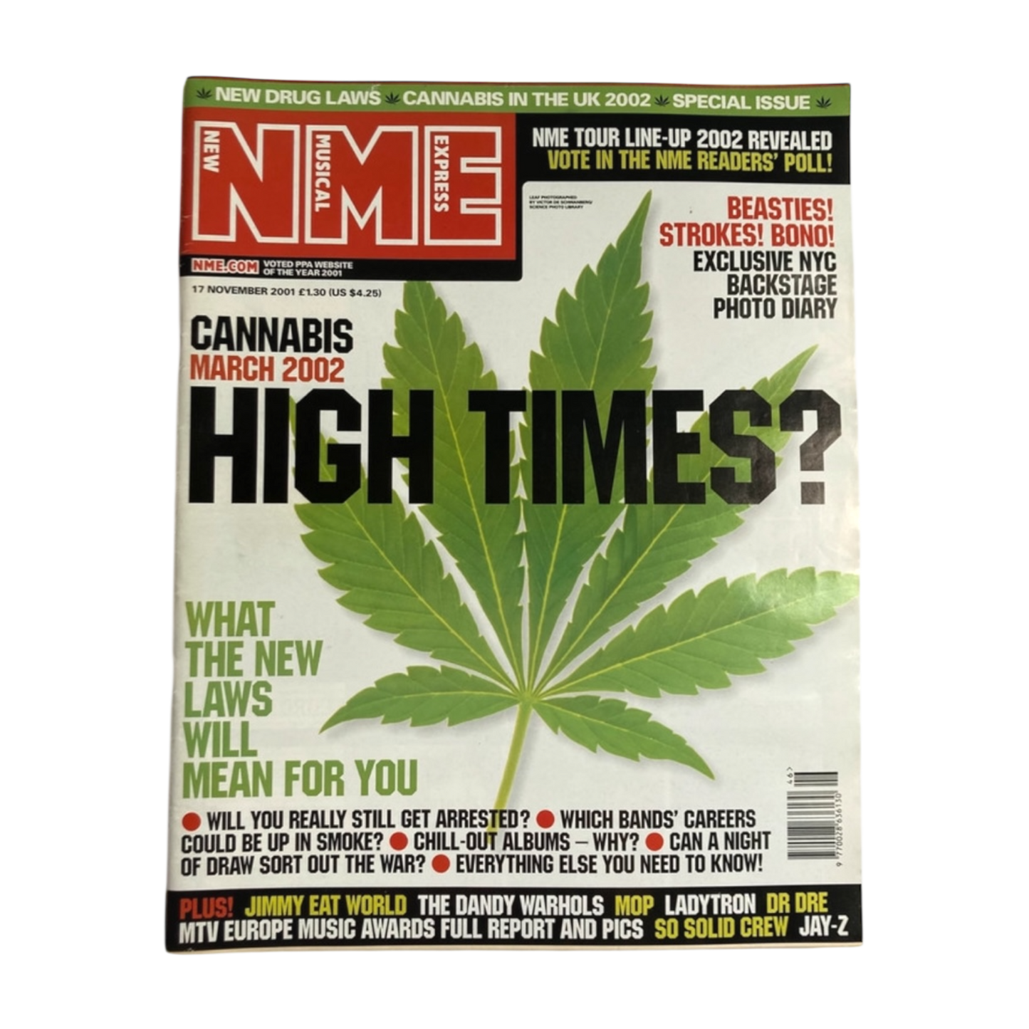 2002 NME magazine high times edition