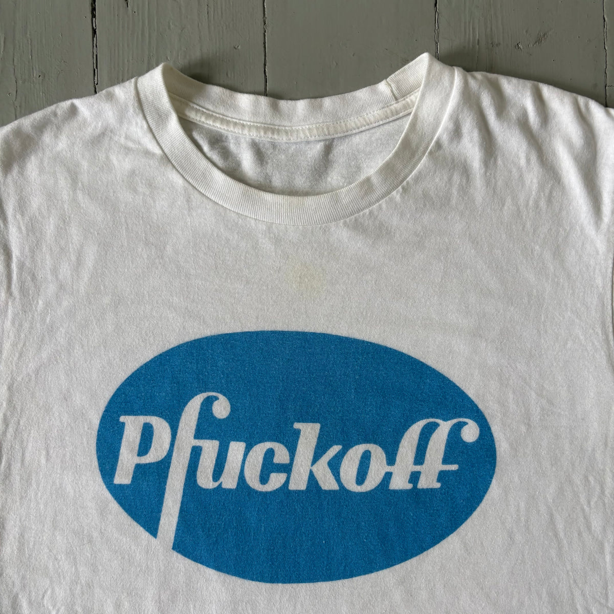 2000s Pfizer Pfuckoff T-shirt (M)