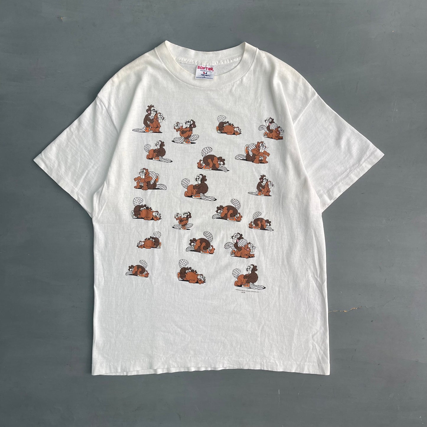 1991 Squirrel positions comedy T-Shirt (L)