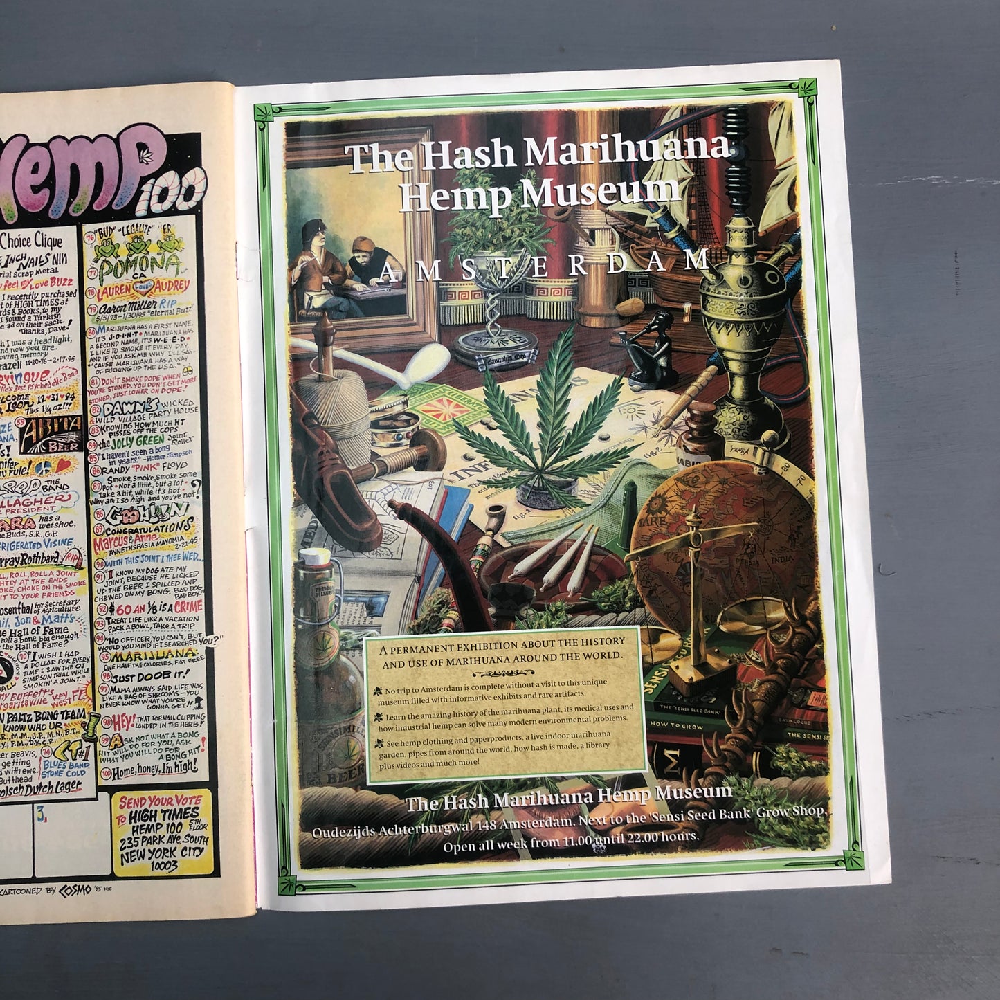 Vintage 1995 High Times magazine UFO edition