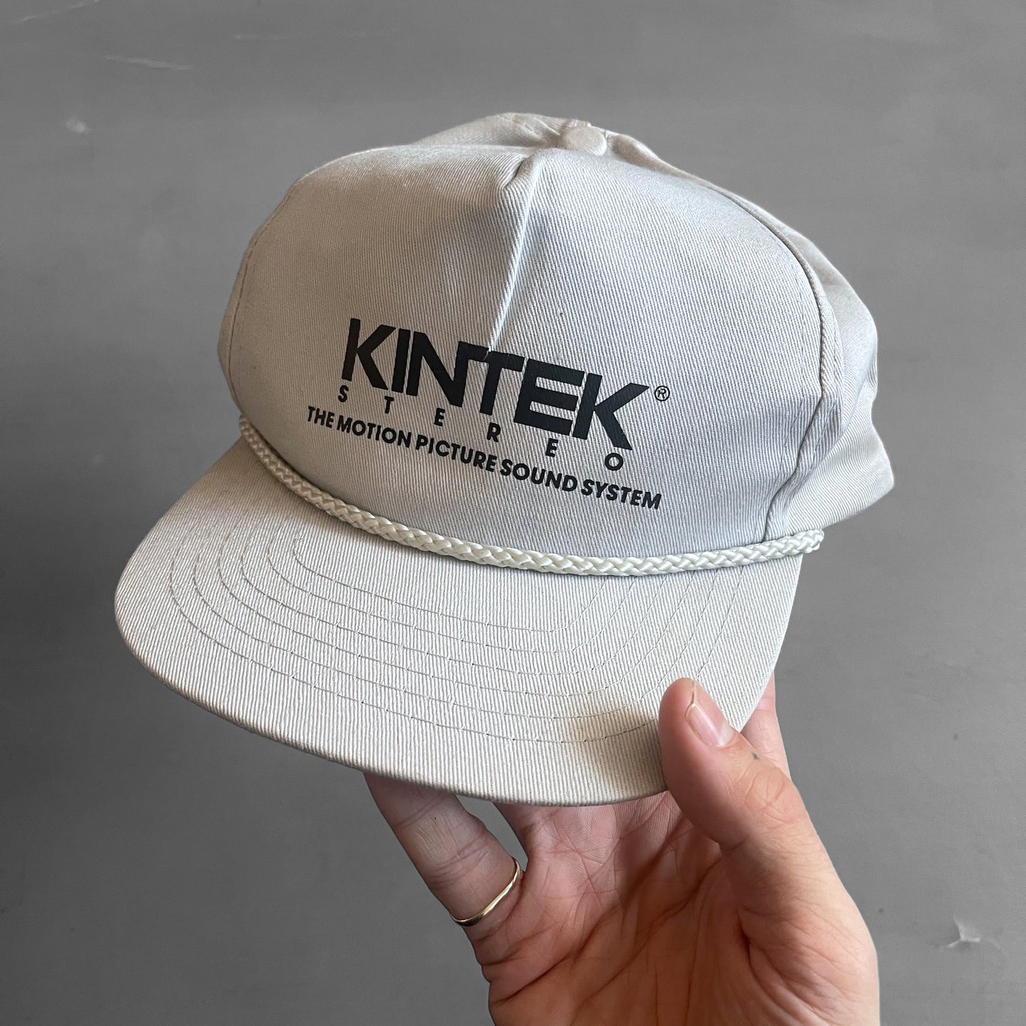 1980s Kintek stereo sound system cap