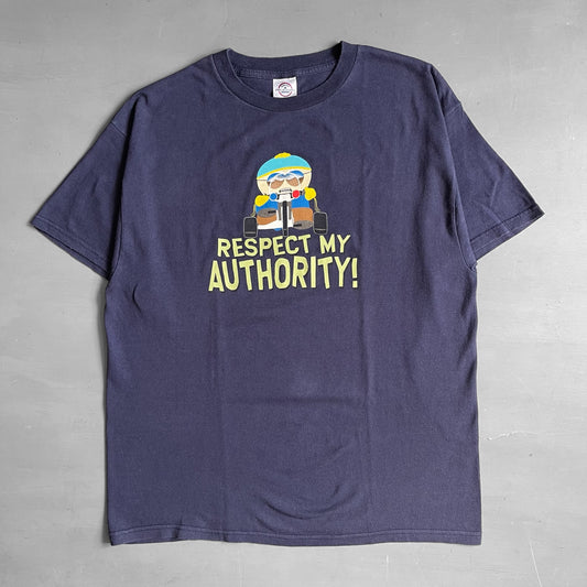 1990s South Park respect my authority T-shirt (L)