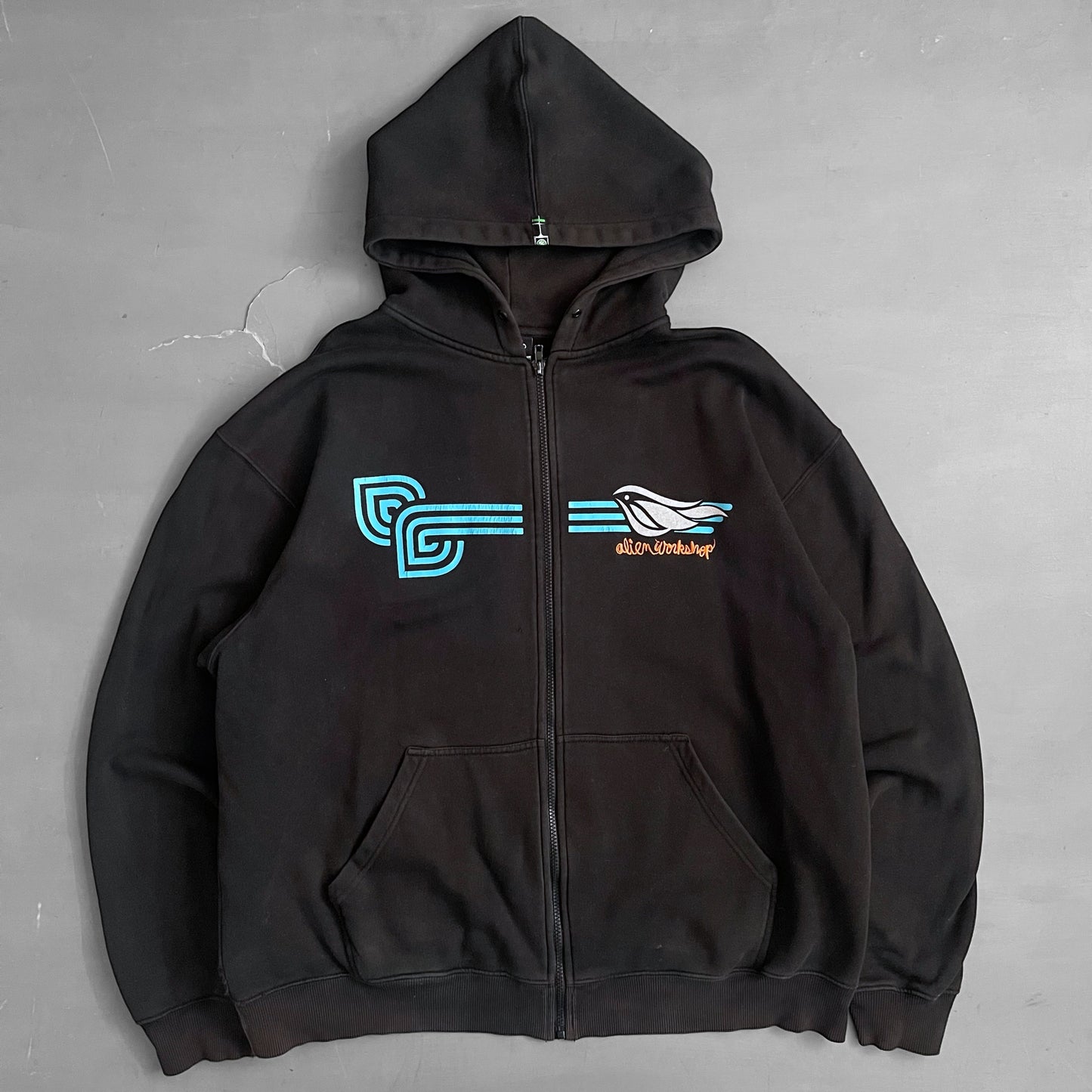 1990s Alien Workshop zip hoodie (L/XL)